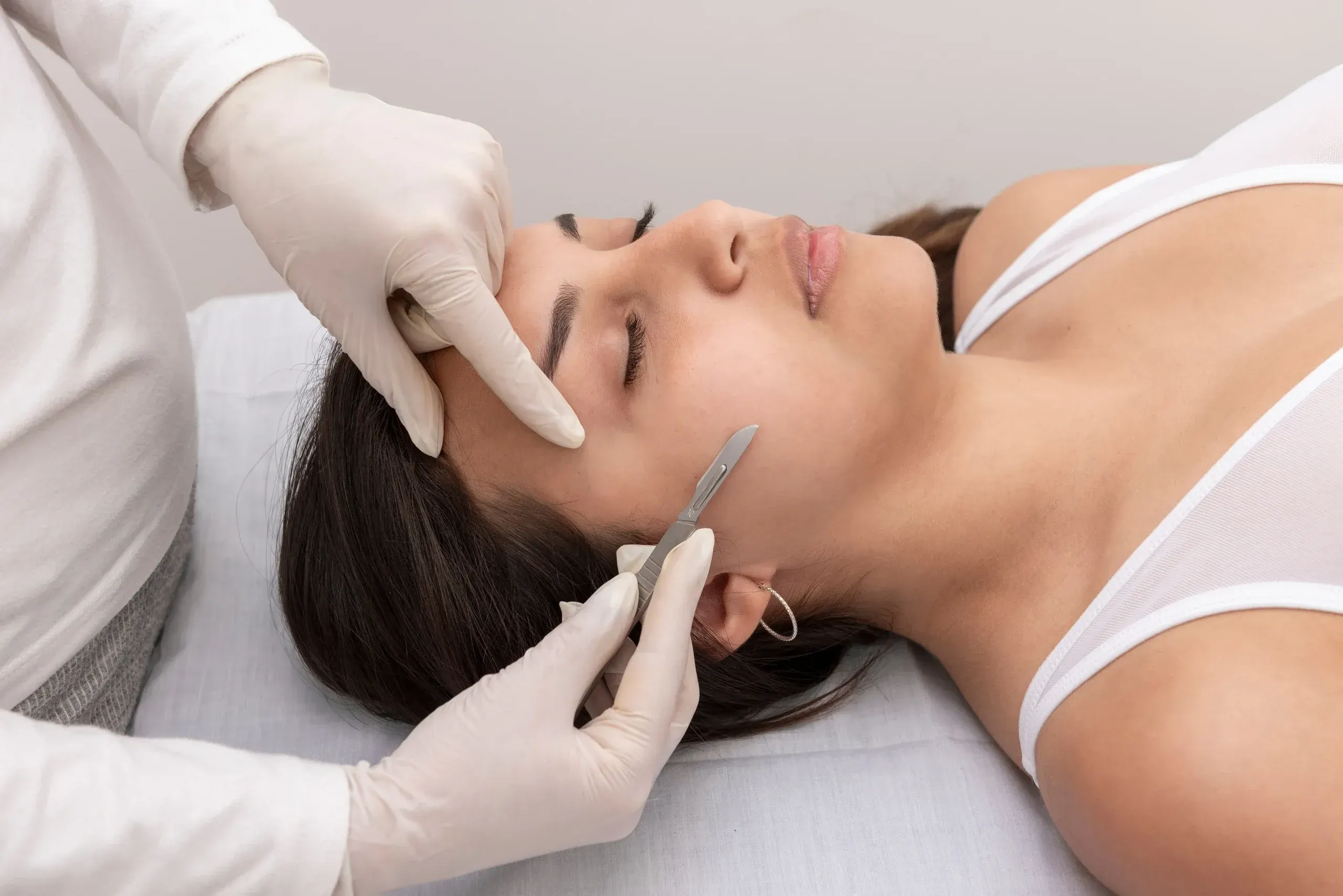 Dermaplane facial treatment at Heritage Wellness & Med Spa in Crescent Springs KY